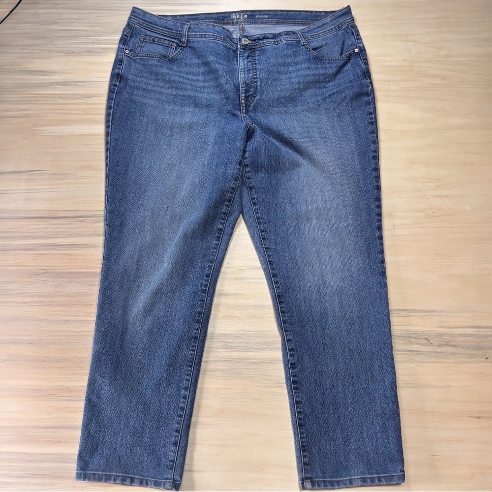 Style & Co. Mid Blue Straight Leg Jeans